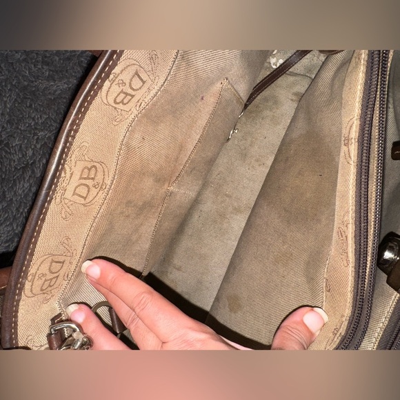 DOONEY AND BOURKE Vintage Signature Double Handle Shoulder Bag - Picture 4 of 13